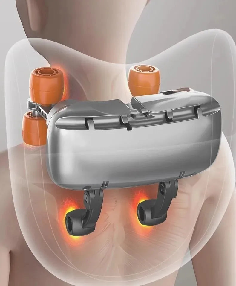 Trapezius Electric Neck Massage Pillow For Elderly