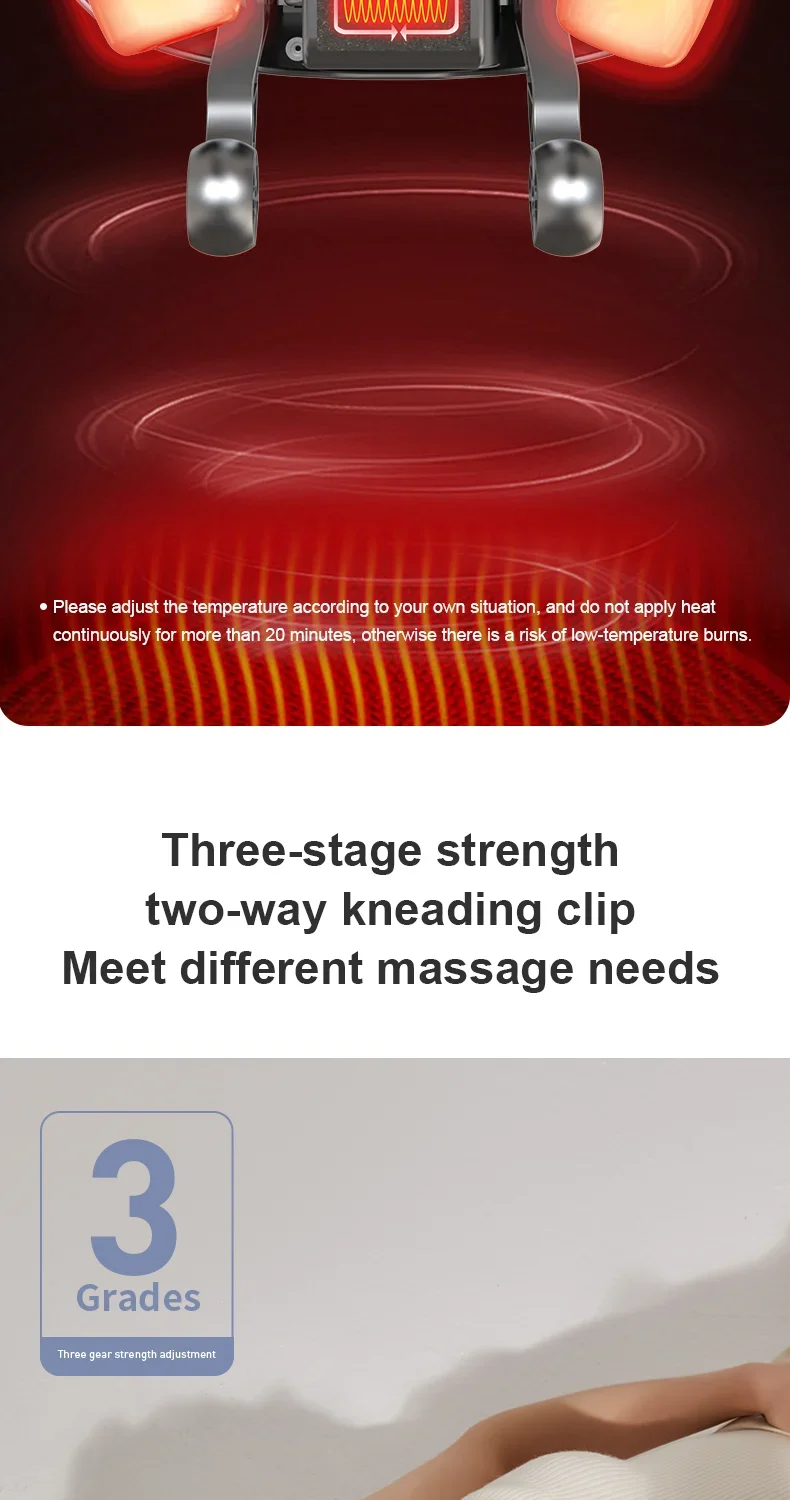 Trapezius Electric Neck Massage Pillow For Elderly