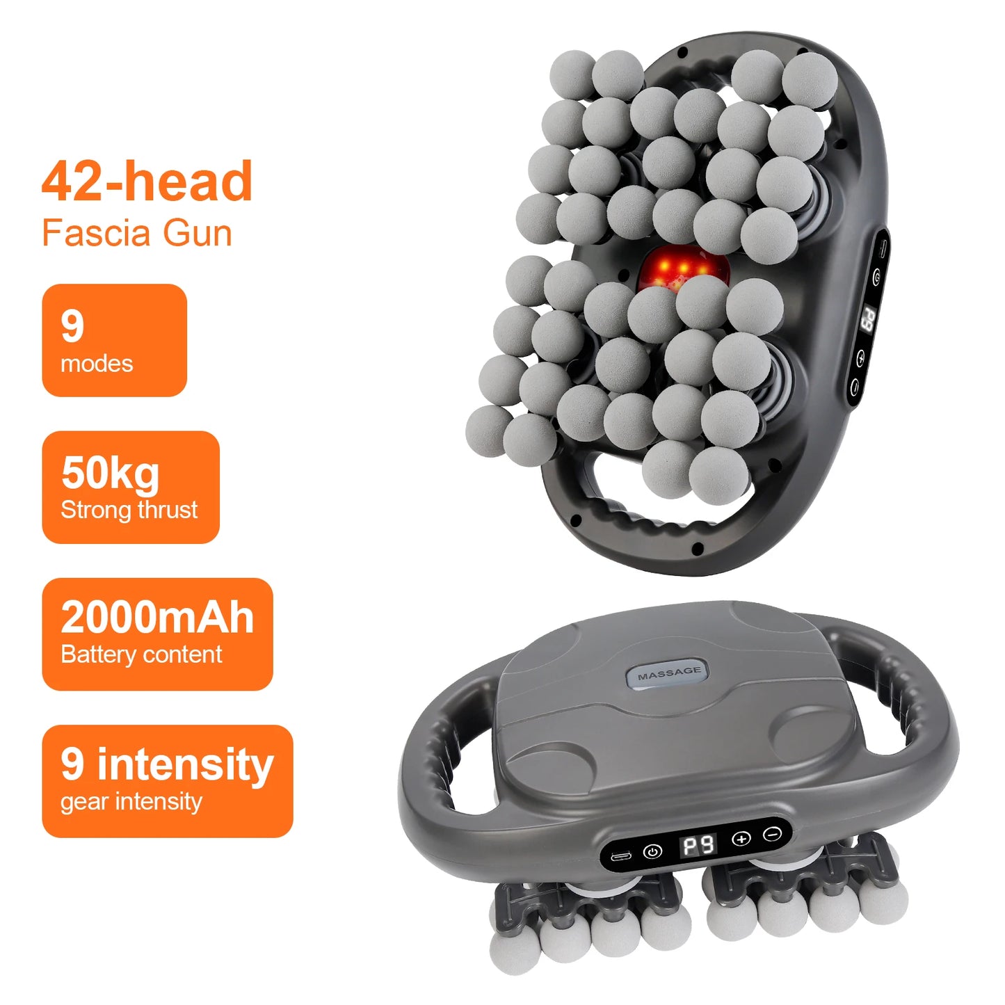 Multi-Heads Fascia Massage Gun For Elderly