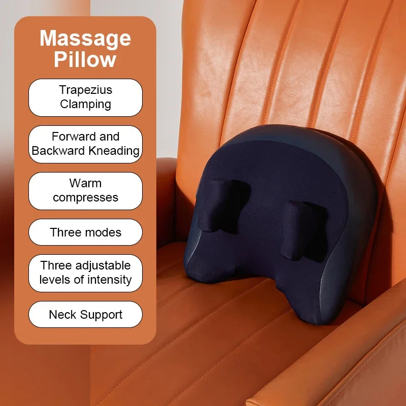 Trapezius Electric Neck Massage Pillow For Elderly