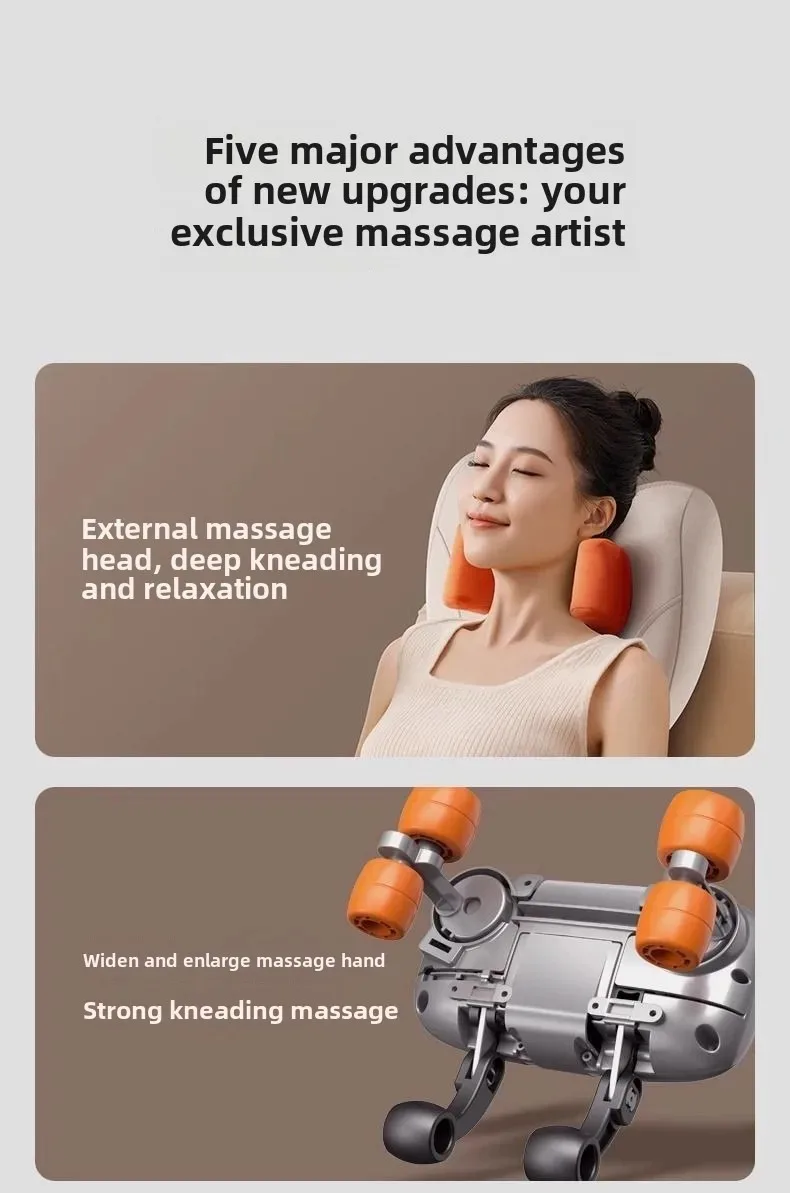 Trapezius Electric Neck Massage Pillow For Elderly