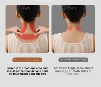 Trapezius Electric Neck Massage Pillow For Elderly