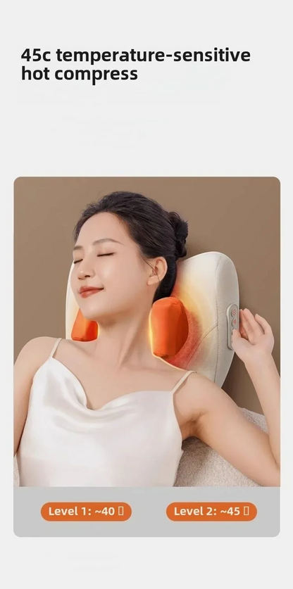 Trapezius Electric Neck Massage Pillow For Elderly