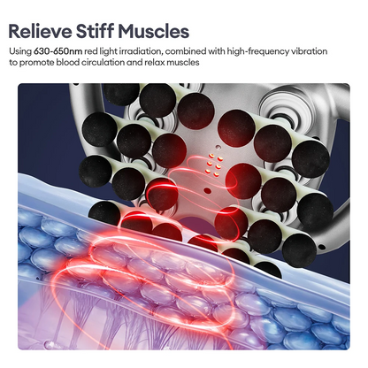 Multi-Heads Fascia Massage Gun For Elderly