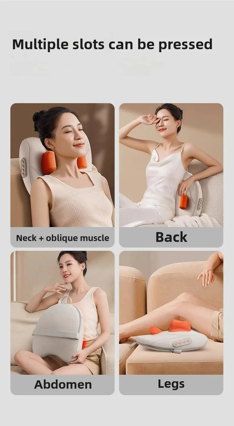 Trapezius Electric Neck Massage Pillow For Elderly