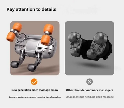 Trapezius Electric Neck Massage Pillow For Elderly