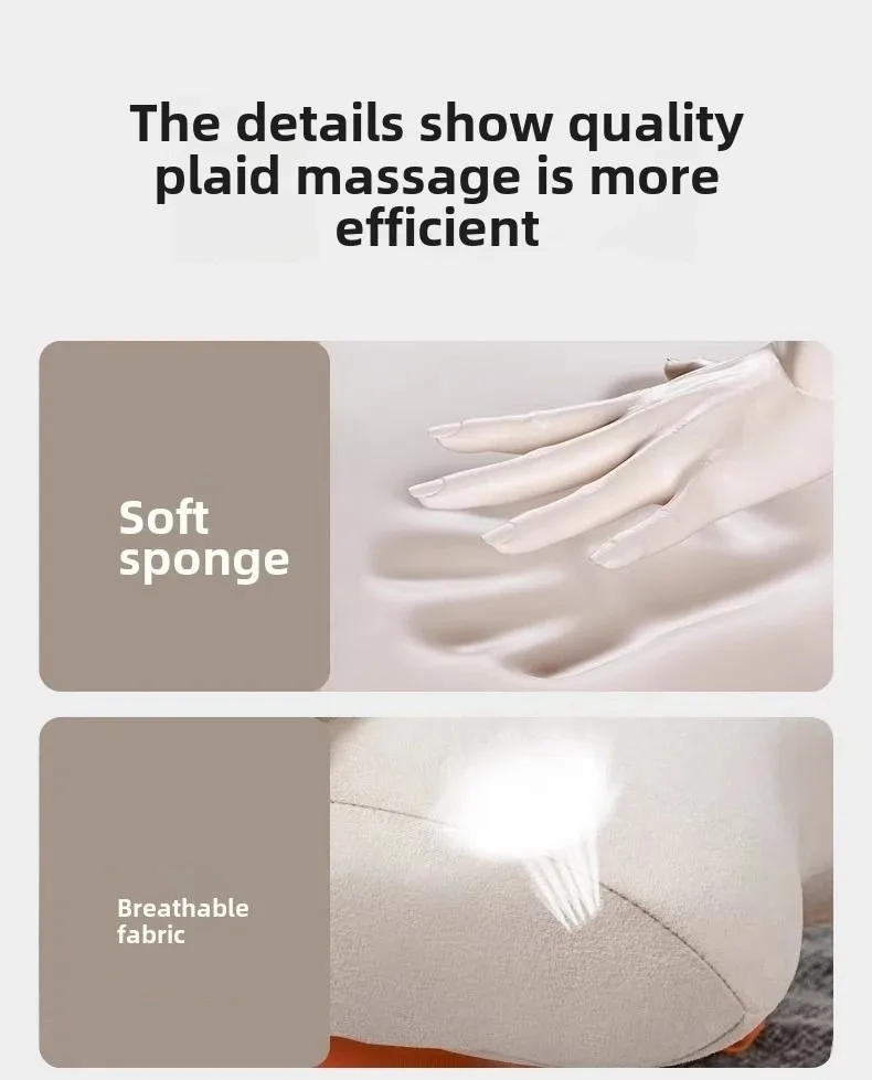 Trapezius Electric Neck Massage Pillow For Elderly