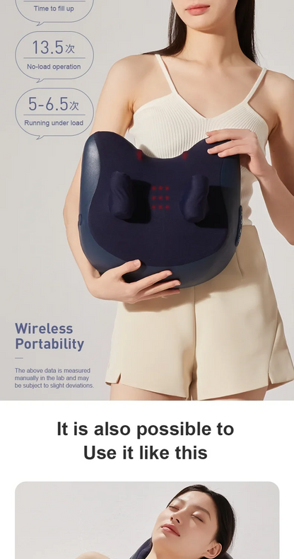 Trapezius Electric Neck Massage Pillow For Elderly