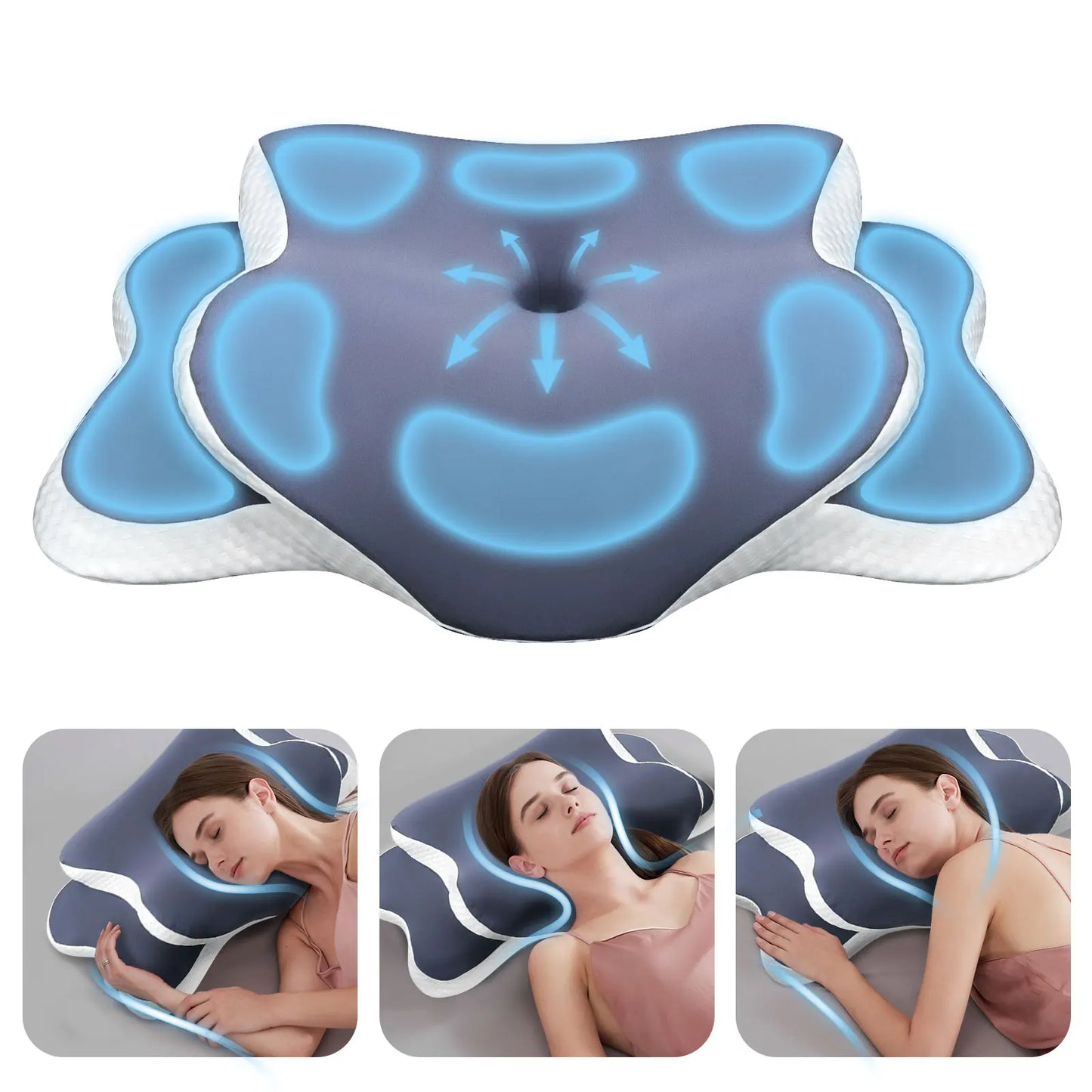 Memory Foam Cervical Pillow For Elderly