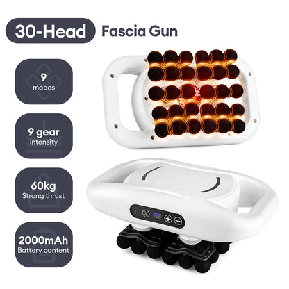 Multi-Heads Fascia Massage Gun For Elderly
