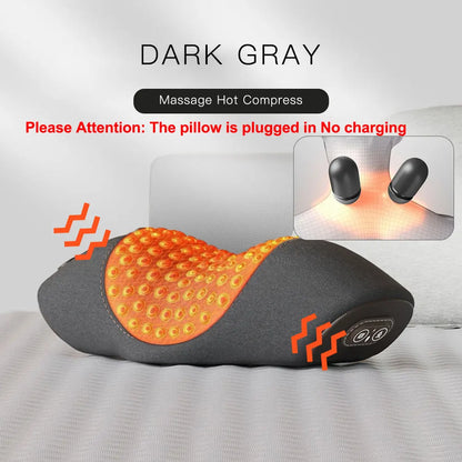 Electric Heating Neck Massage Pillow For Seniors