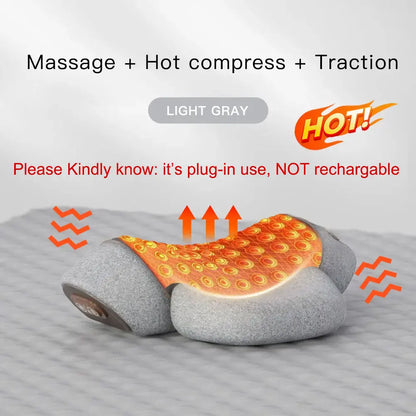 Electric Heating Neck Massage Pillow For Seniors