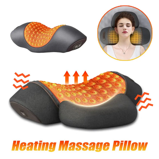 Electric Heating Neck Massage Pillow For Seniors