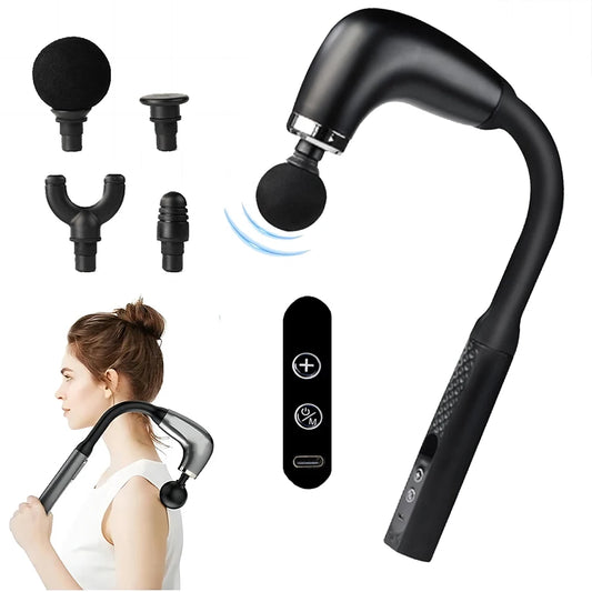 Electric Lengthened Handle Gun Masssager For Elderly